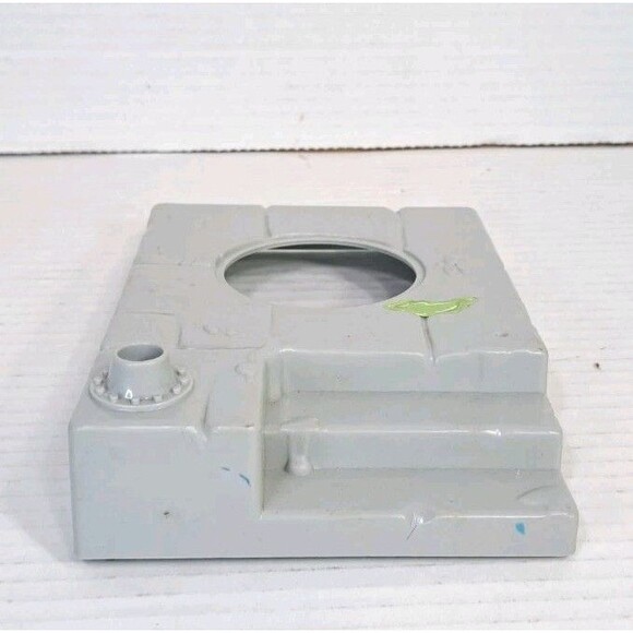 1989 TMNT Sewer Lair Playset Grey Wall Part w/ Hole Vintage Ninja Turtles - Picture 3 of 6